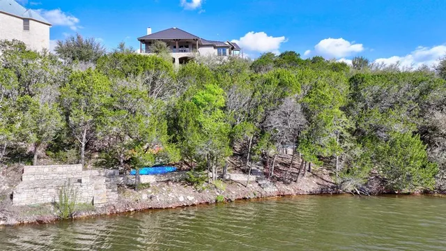 a view of a city with an ocean