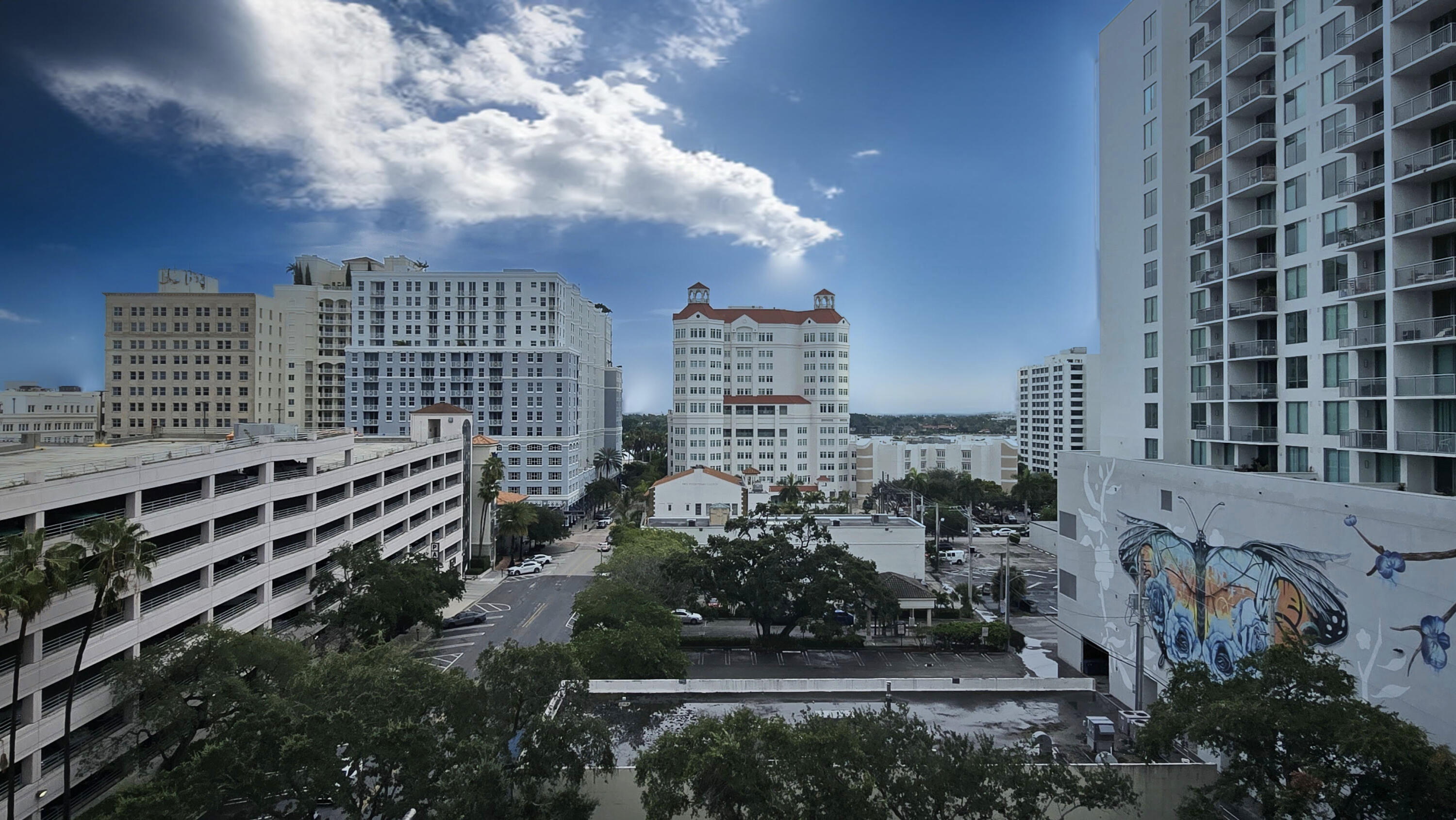 410 Evernia Street, Unit 701 West Palm Beach, FL 33401 - Photo 8 of 29 a city view with tall buildings