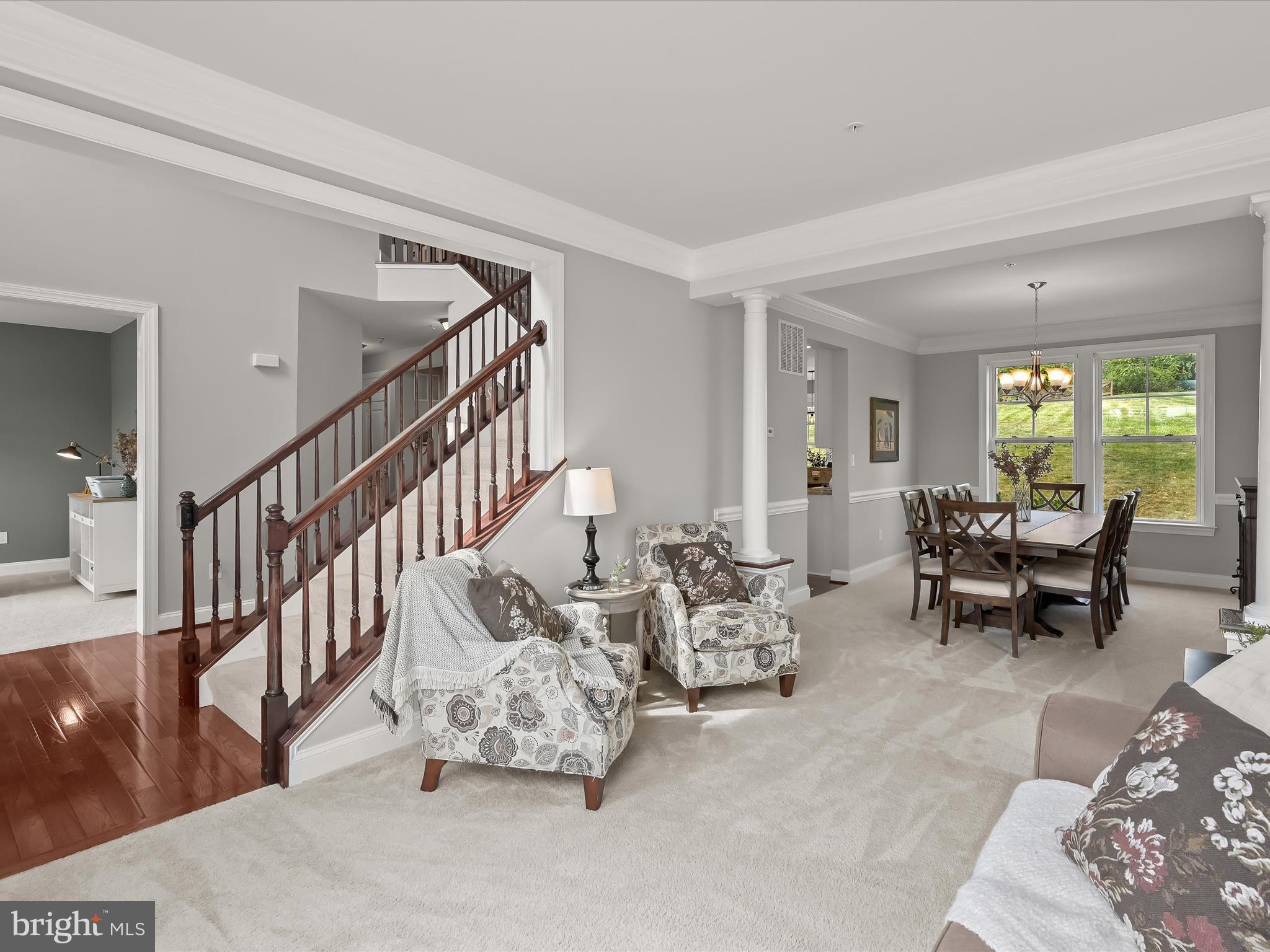 1034 Berberi Road Westminster, MD 21157 - Photo 8 of 80 Living Room - Crown Moldings