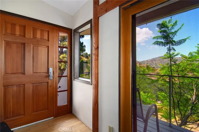 a view of city and mountain