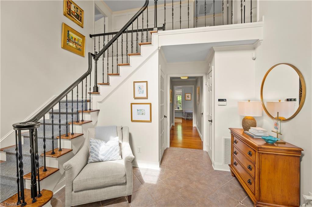 1000 Greenhurst Road Winston-Salem, NC 27104 - Photo 2 of 48 Entryway with a beautiful staircase