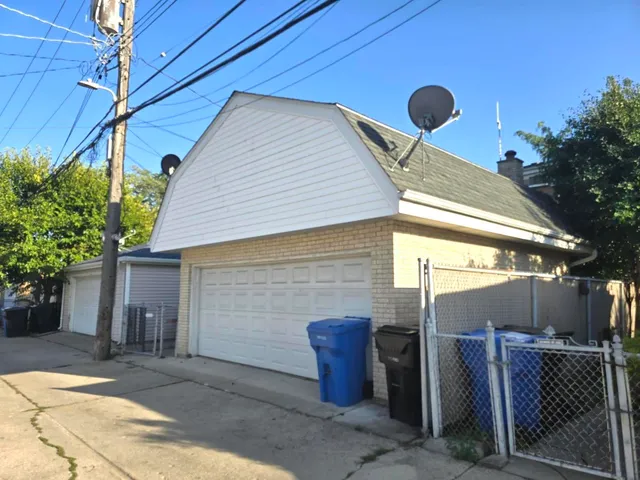 a backyard of a house with seating space