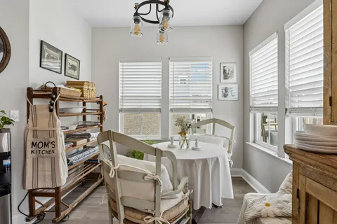 a very nice looking room with a large window