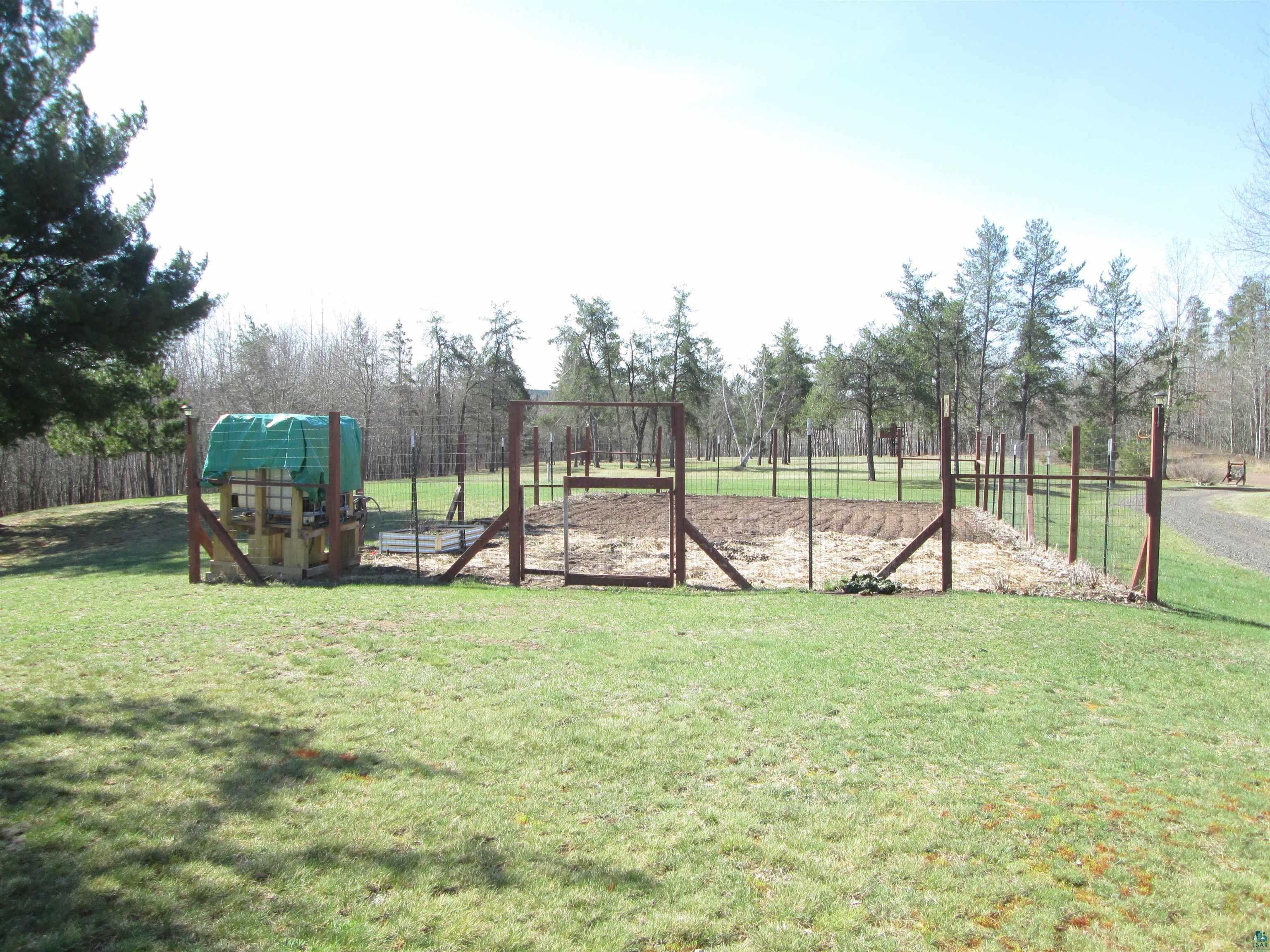 8882 Shortcut Road Lake Nebagamon, WI 54849 - Photo 28 of 47 Fenced Garden area