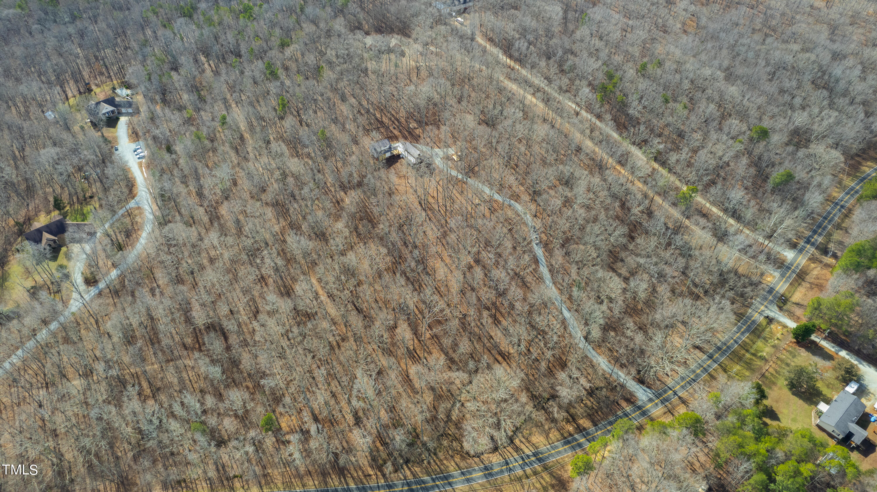 7915 McKee Road Rougemont, NC 27572 - Photo 45 of 48 a view of a dry yard with trees