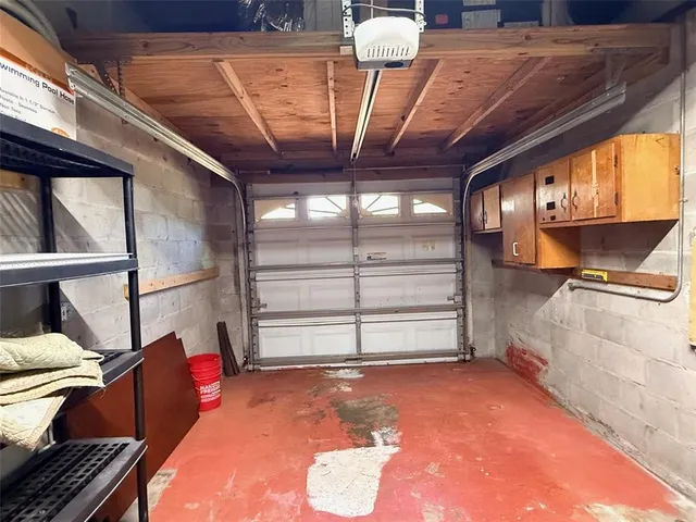 a view of storage and utility room