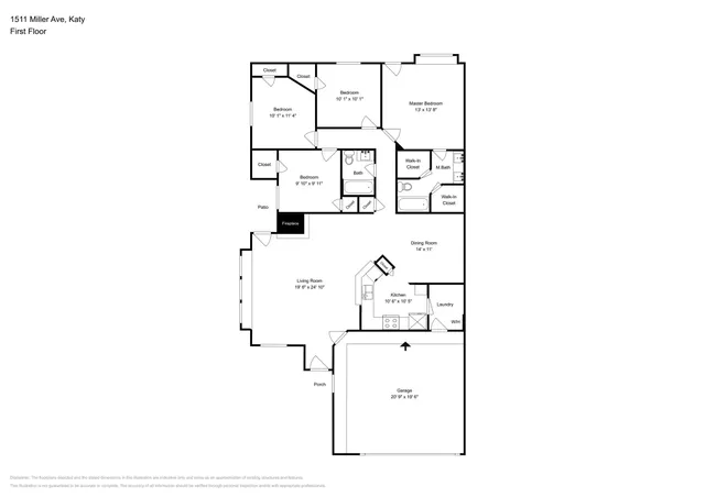 $1,995 | 1511 Miller Avenue, Katy, TX 77493