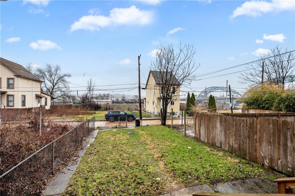 902 Robinson Street McKees Rocks, PA 15136 - Photo 29 of 31 a view of a backyard with sitting area