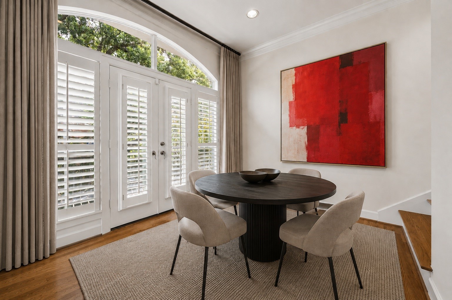 1119 Banks Street Houston, TX 77006 - Photo 17 of 27 virtually staged Breakfast Room