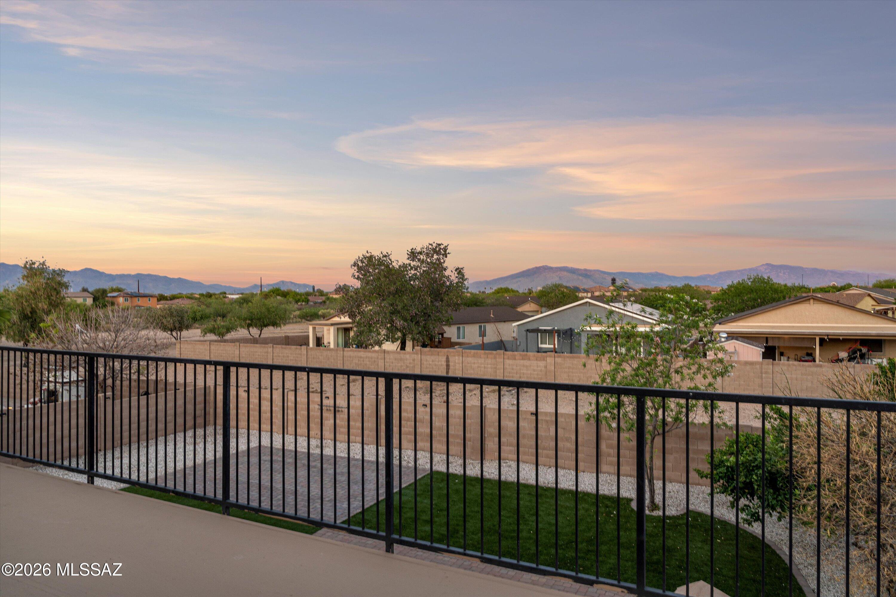 6851 South Salt Cedar Road Tucson, AZ 85756 - Photo 42 of 52 BALCONY VIEW