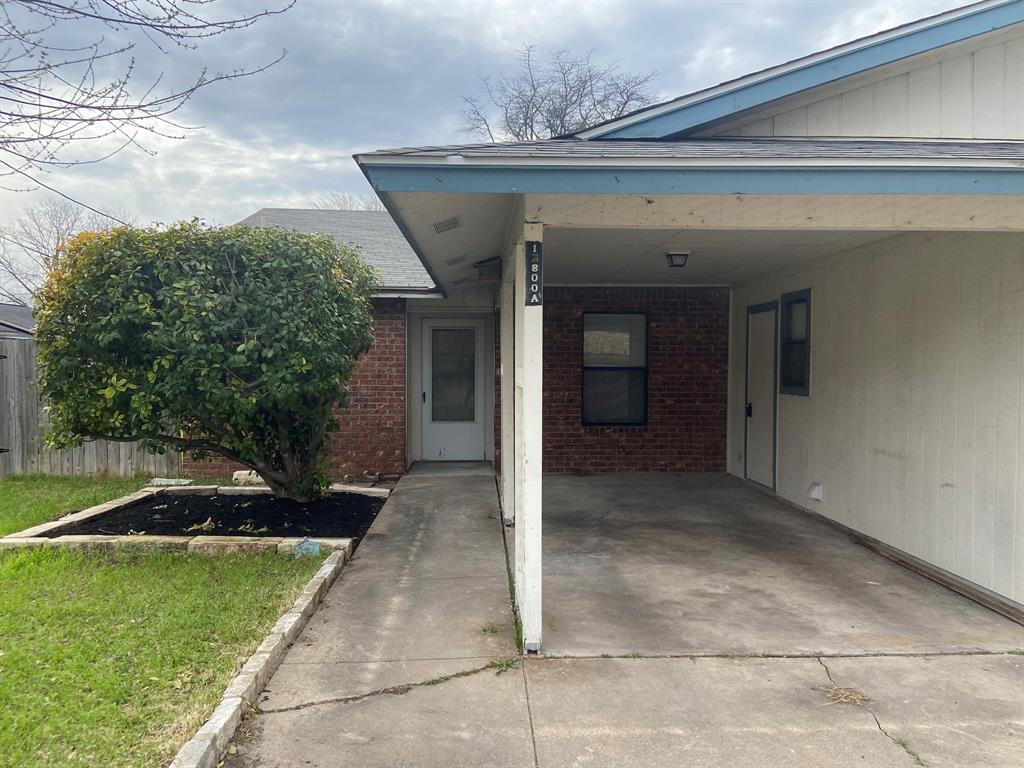 12800 Old San Antonio Road, Unit A Manchaca, TX 78652 - Photo 3 of 39 a view of a patio front door
