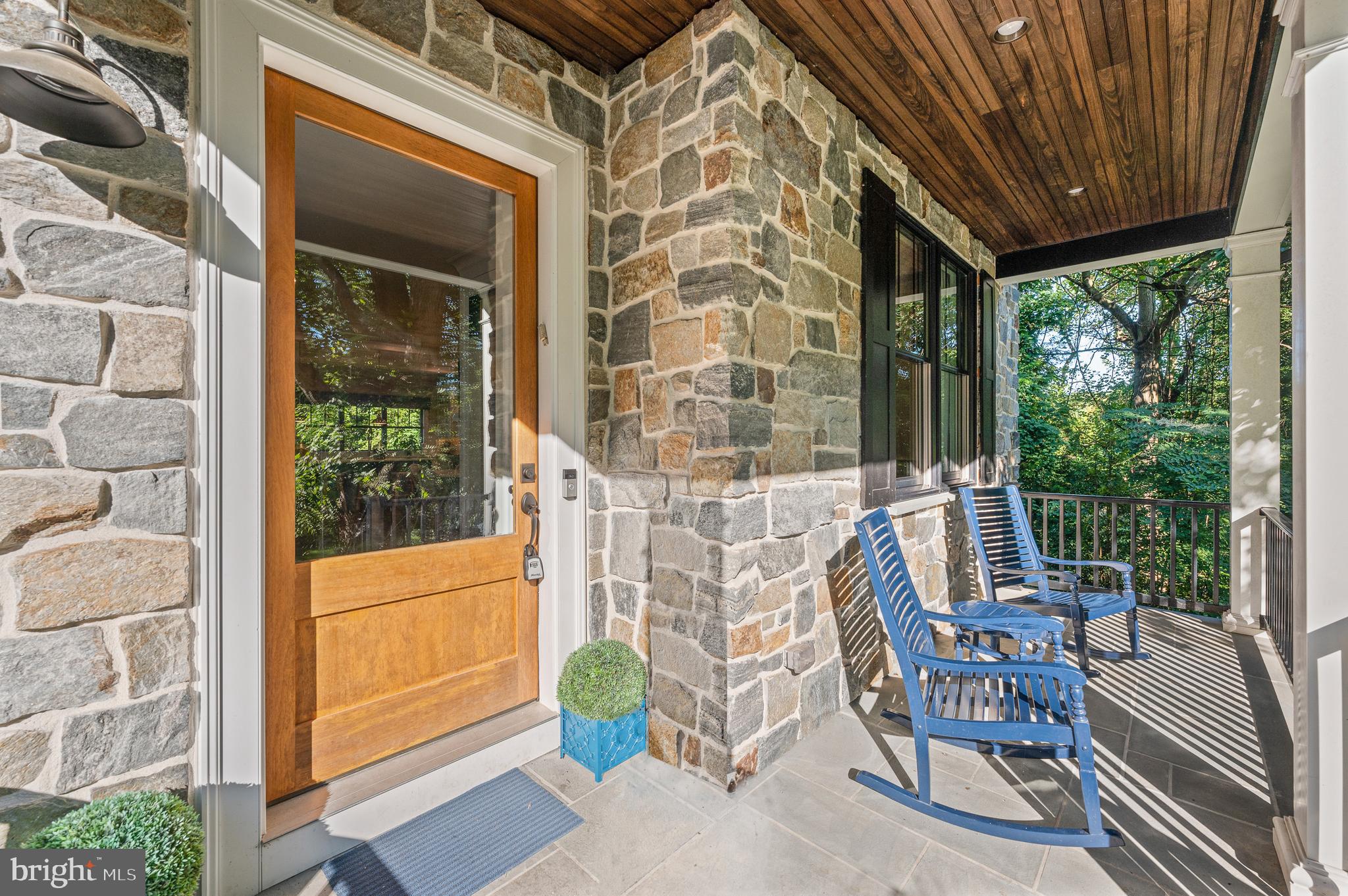 526 Montgomery Lane Wayne, PA 19087 - Photo 3 of 46 Welcoming covered porch w/ flagstone