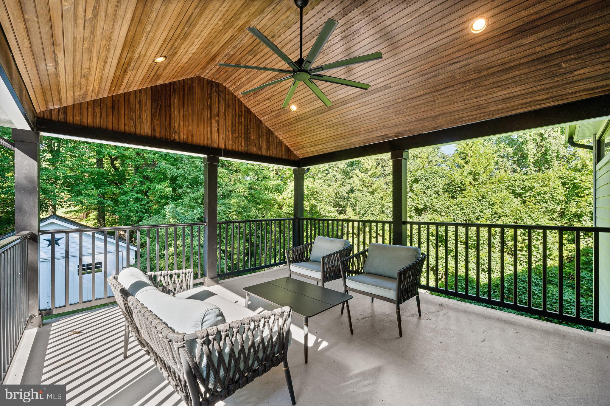 526 Montgomery Lane Wayne, PA 19087 - Photo 36 of 46 Porch overlooks back yard
