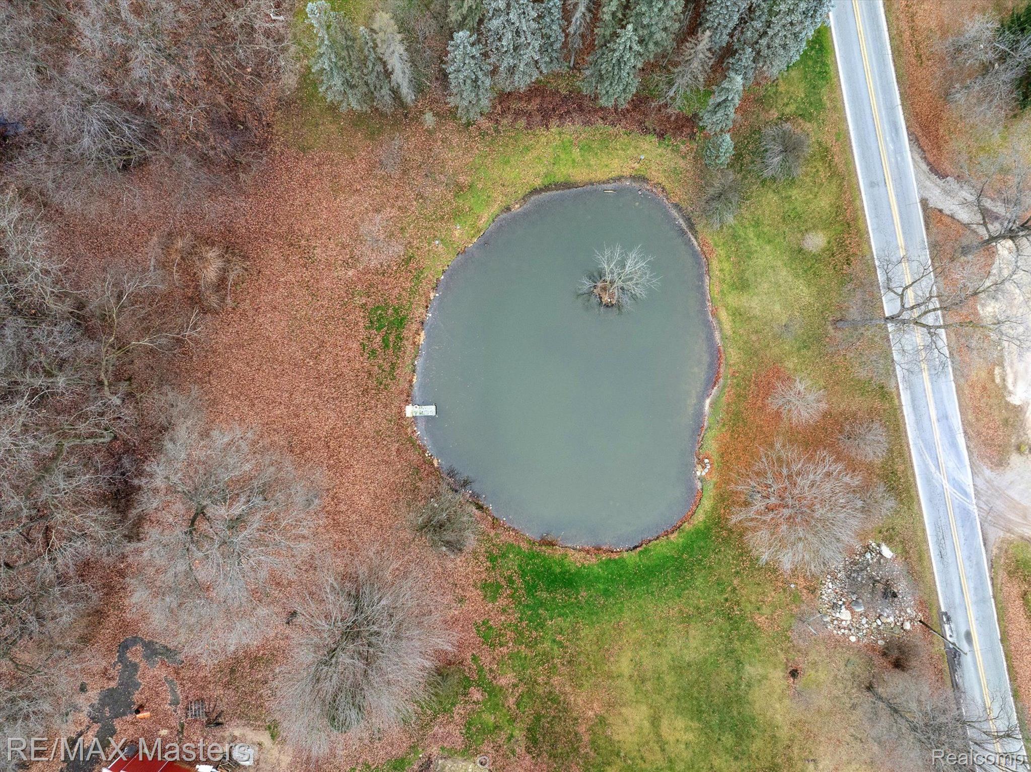 4845 Maple Lane Road Rives Junction, MI 49277 - Photo 53 of 68 Overhead of Newly Annexed Pond