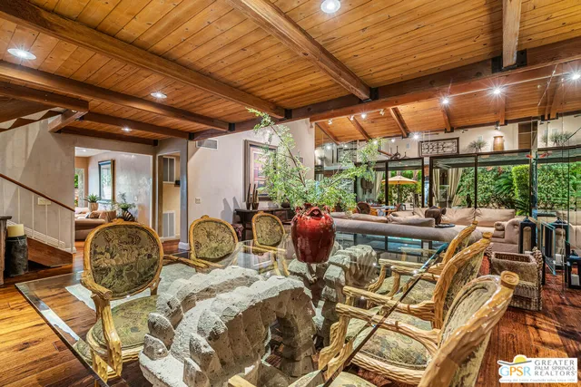 a view of a backyard with a patio