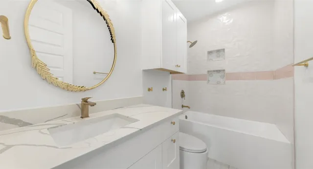 a view of a livingroom with a chandelier