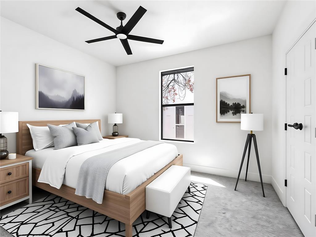 1958 Toronto Street Dallas, TX 75212 - Photo 23 of 32 a bedroom with a bed and a window