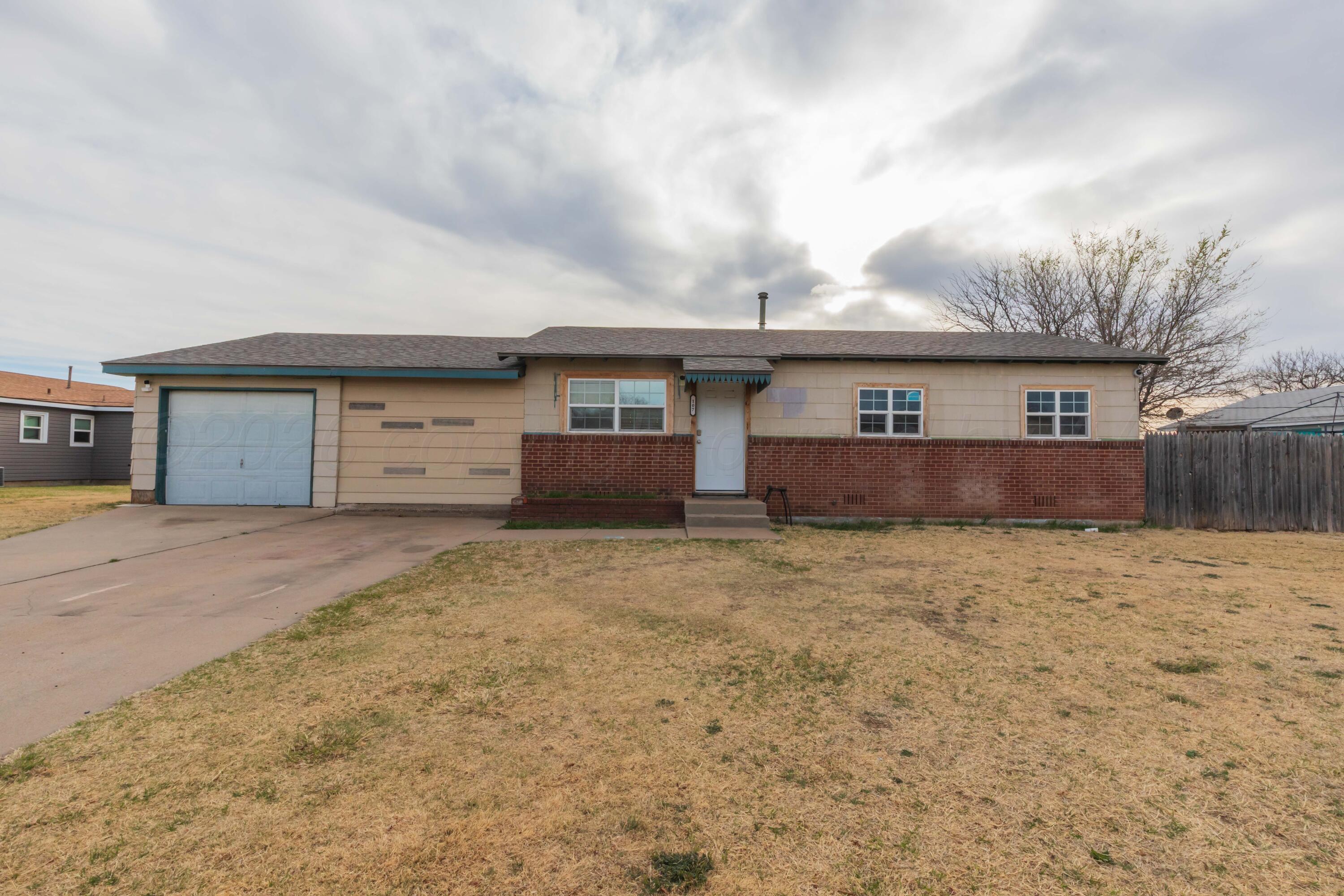 107 Inverness Street Borger, TX 79007 - Photo 1 of 22 a house view with a outdoor space