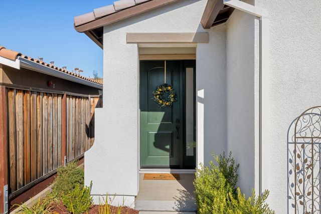 a view of a entryway door front of house