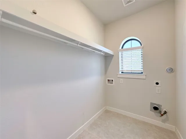 a view of a livingroom with a window