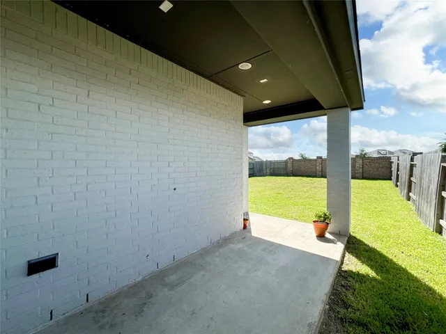 a view of an ocean & beach