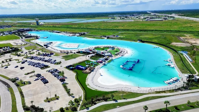 a view of a swimming pool and outdoor space