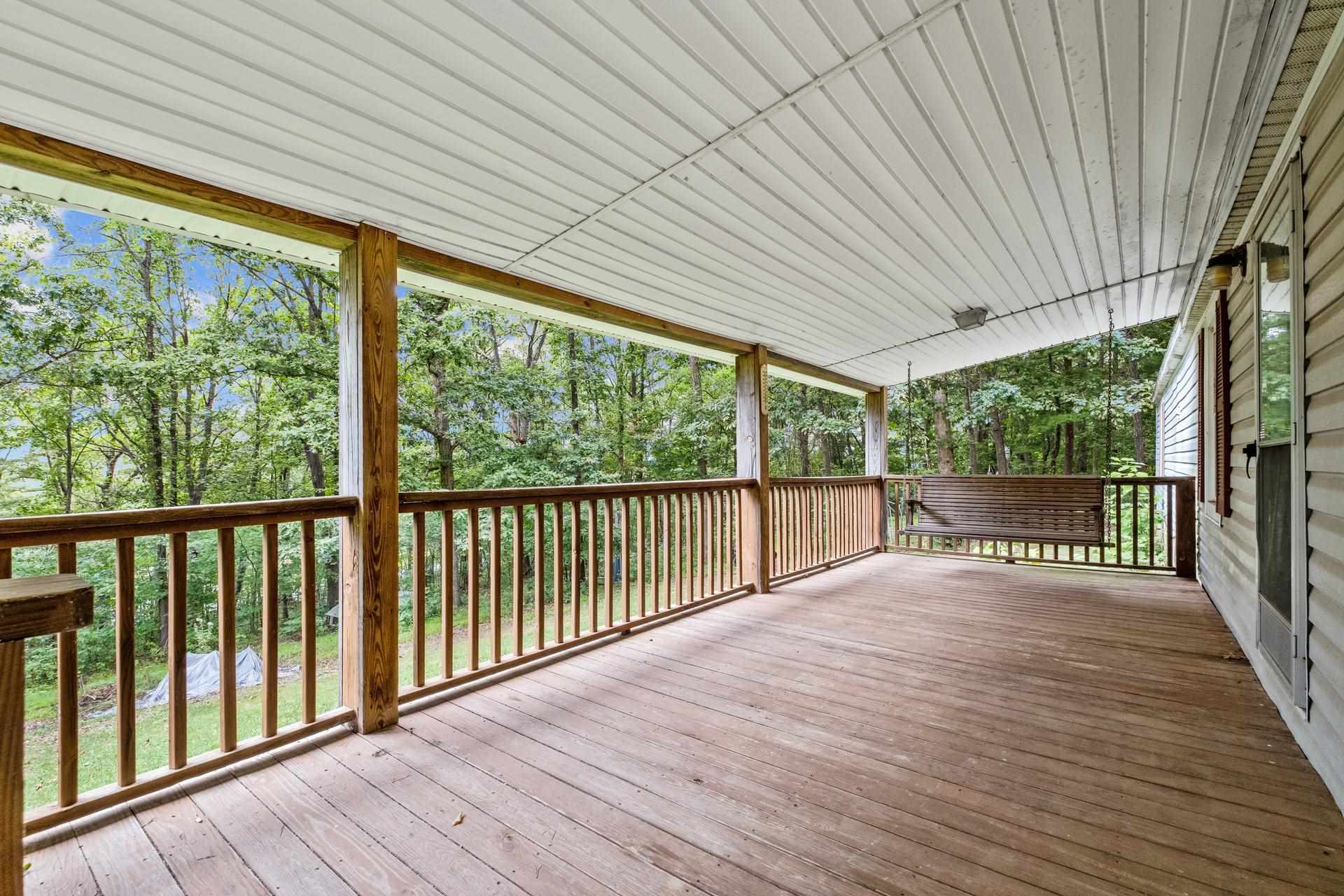 1372 Miller Farm Road Staunton, VA 24401 - Photo 15 of 27 a view of balcony with wooden floor