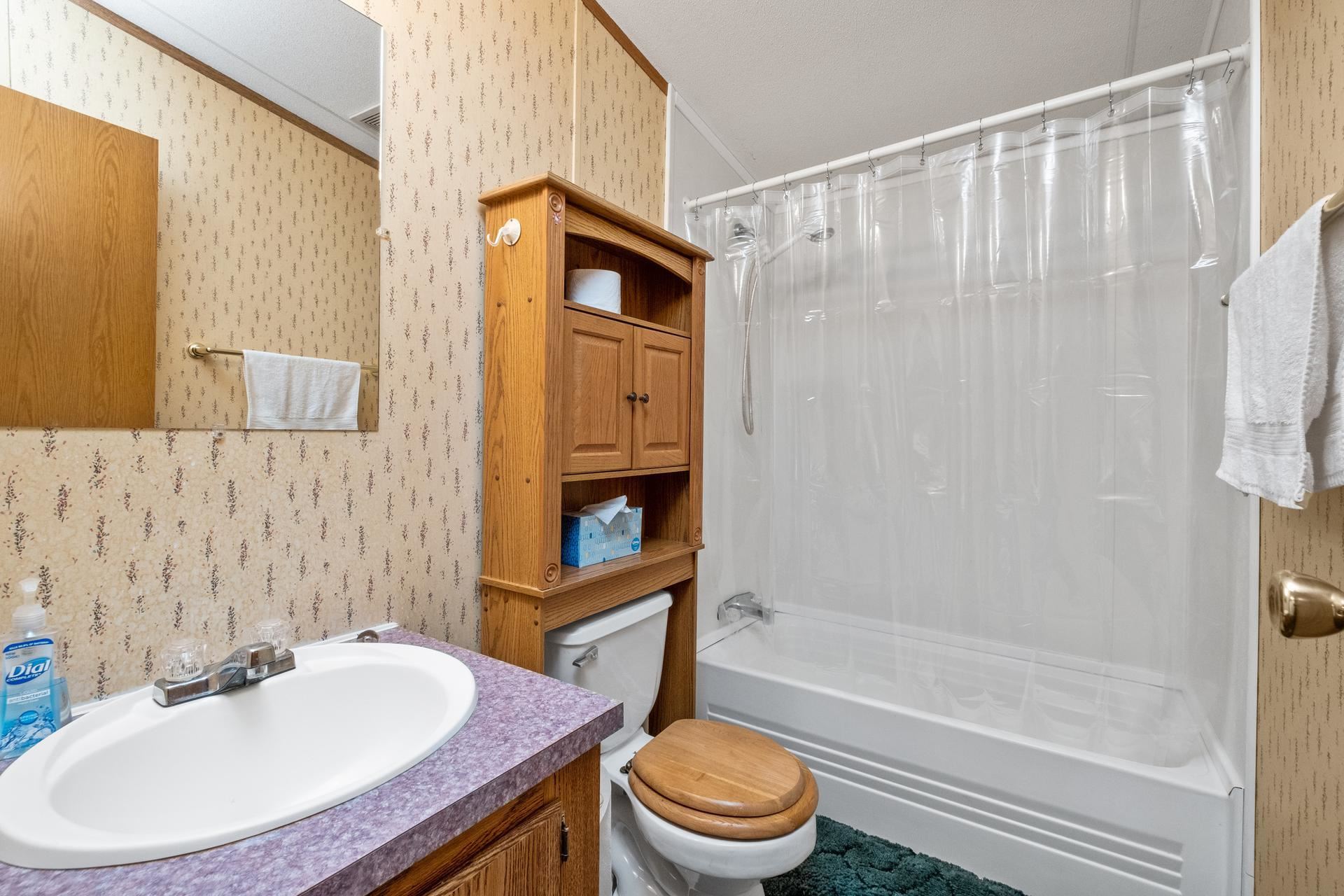 1372 Miller Farm Road Staunton, VA 24401 - Photo 23 of 27 a bathroom with a sink toilet and shower