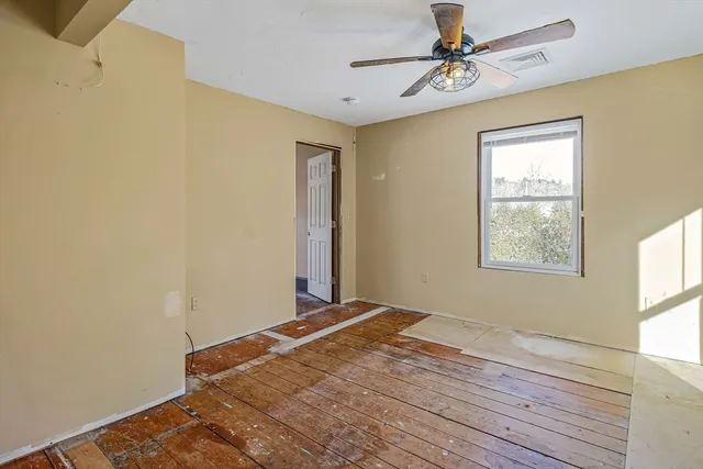 a view of a livingroom with a chandelier