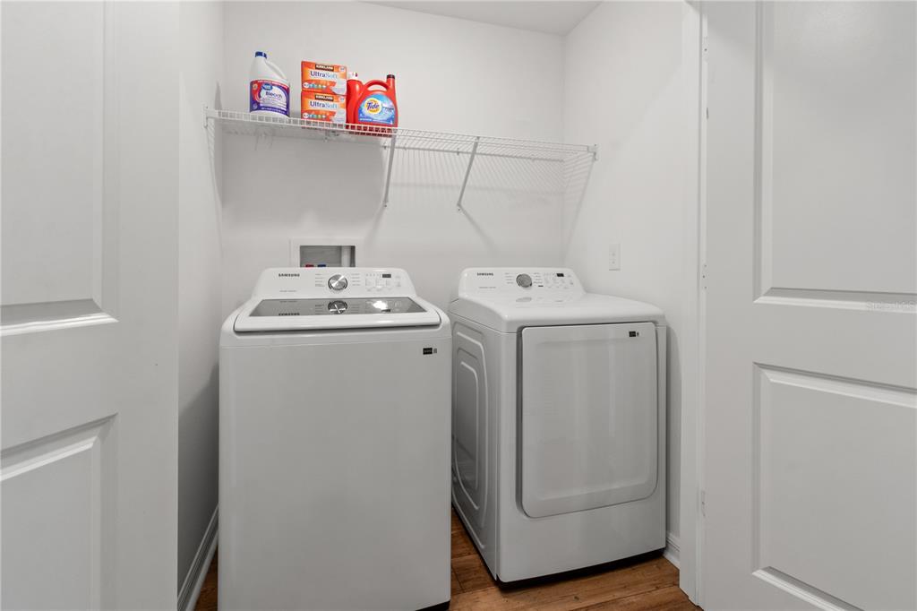 11380 Old Squaw Avenue Weeki Wachee, FL 34614 - Photo 15 of 23 a utility room with dryer and washer
