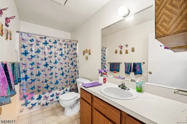 a bathroom with a sink toilet and a mirror