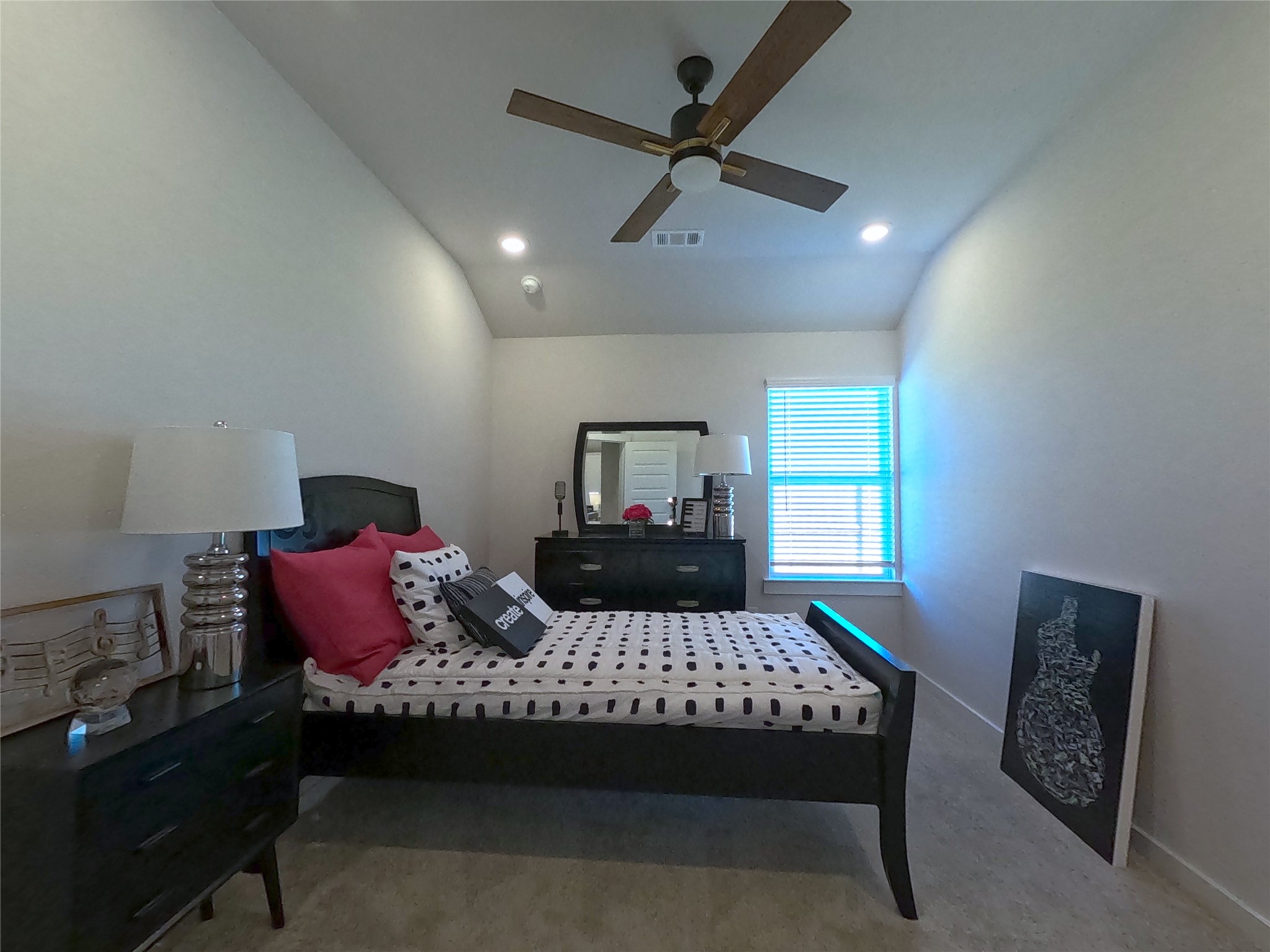 8323 Amber Summit Lane Angleton, TX 77515 - Photo 14 of 24 a bedroom with a bed wooden floor and window