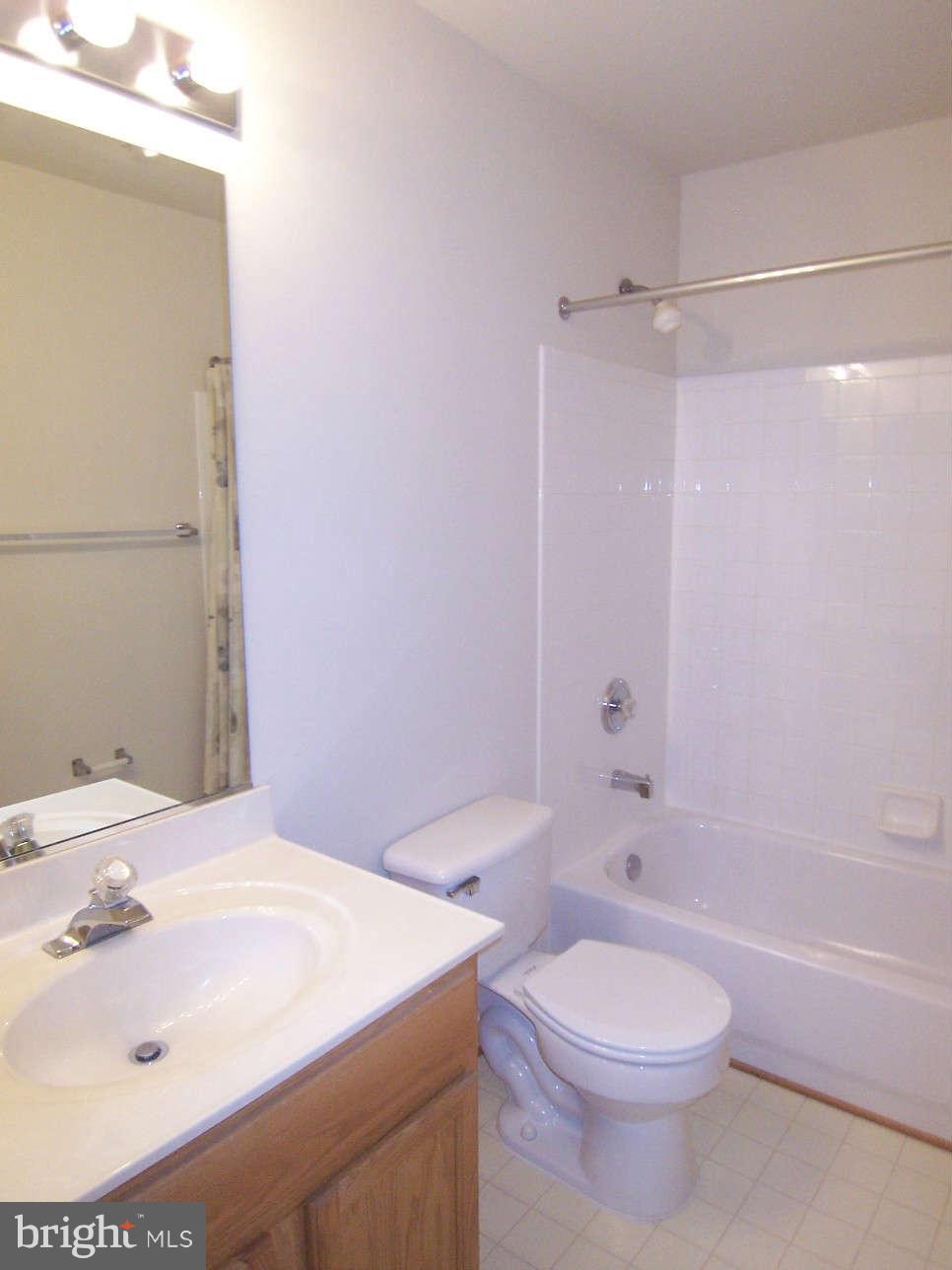 29 Bank Spring Court Owings Mills, MD 21117 - Photo 14 of 16 a bathroom with a sink a toilet and shower