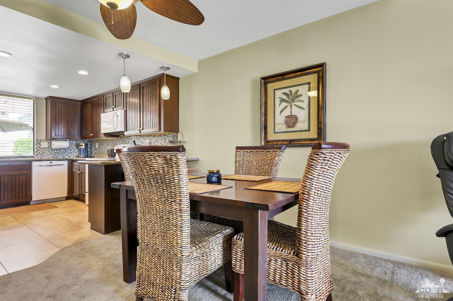 52 Durango Circle Rancho Mirage, CA 92270 - Photo 4 of 20 a view of a dining room with furniture