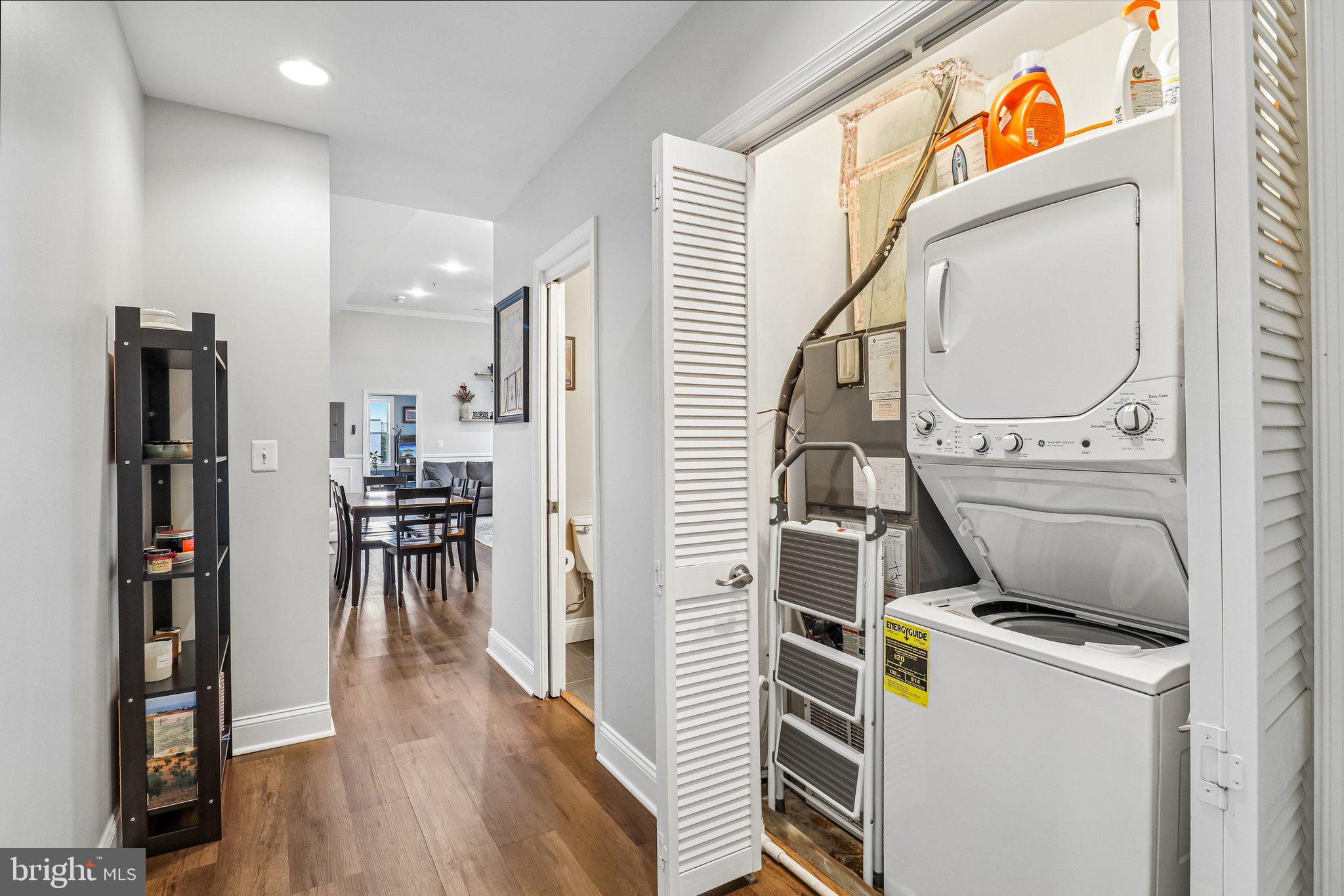 233 S Street Northeast, Unit 5 Washington, DC 20002 - Photo 24 of 41 Efficient laundry nook in modern home.