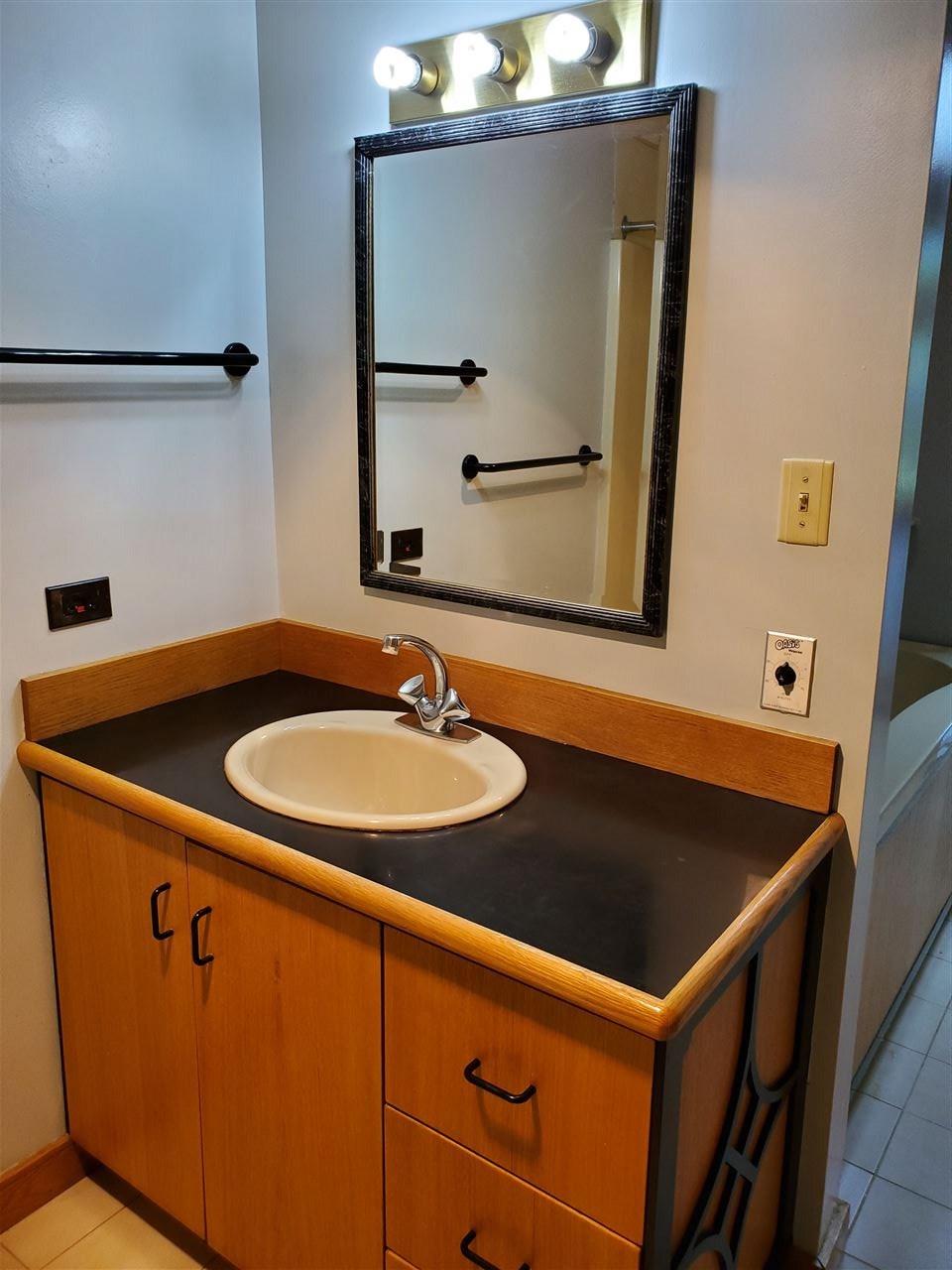 3514 North River Road Oregon, IL 61061 - Photo 15 of 25 a bathroom with a sink and a mirror