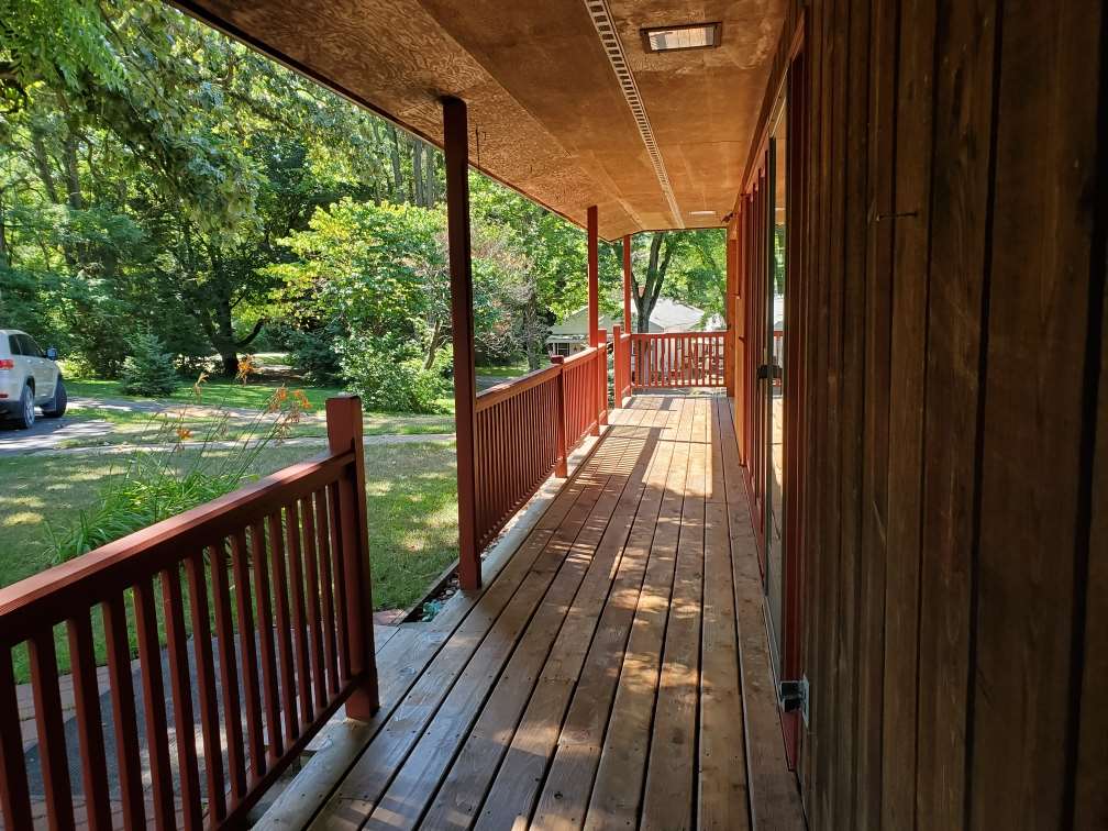3514 North River Road Oregon, IL 61061 - Photo 16 of 25 a view of balcony with wooden floor