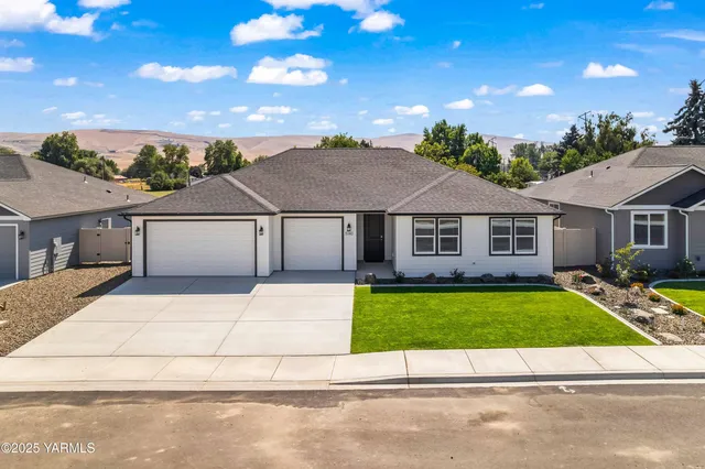 a house with a garden space
