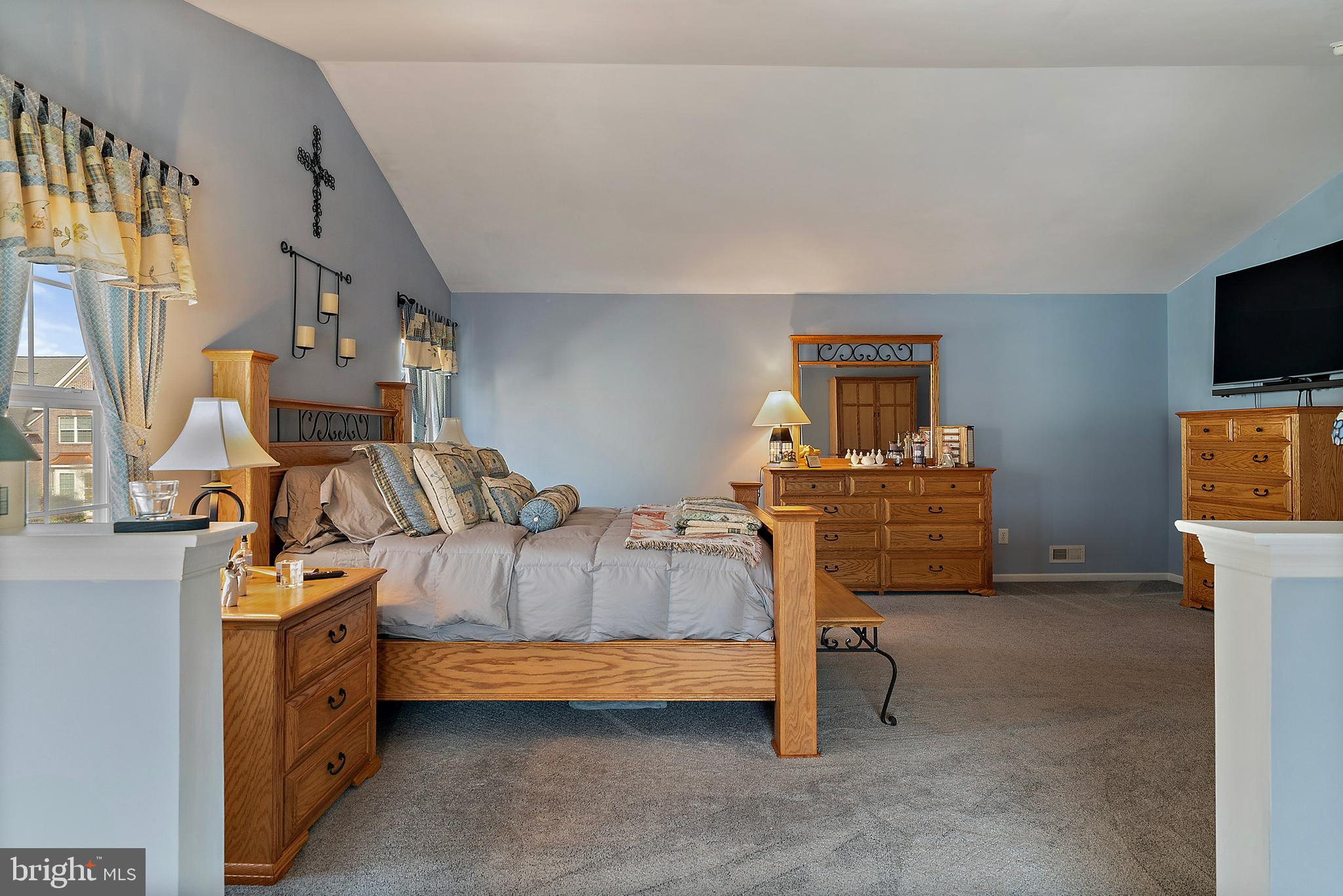 4 Midfield Street Sicklerville, NJ 08081 - Photo 20 of 40 a bedroom with furniture and a flat screen tv