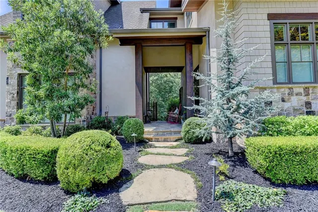 a kitchen with a stove and a sink