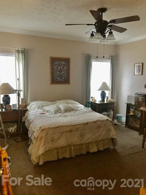 352 Pamela Road York, SC 29745 - Photo 9 of 21 a bedroom with a bed and a chandelier