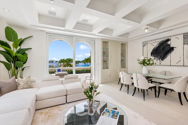 a outdoor living space with furniture