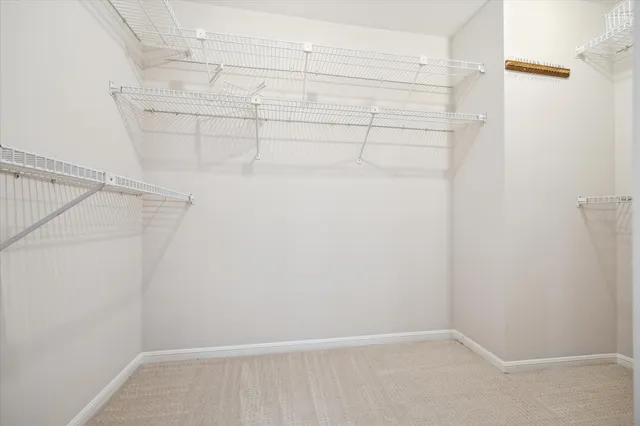 a view of walk in closet