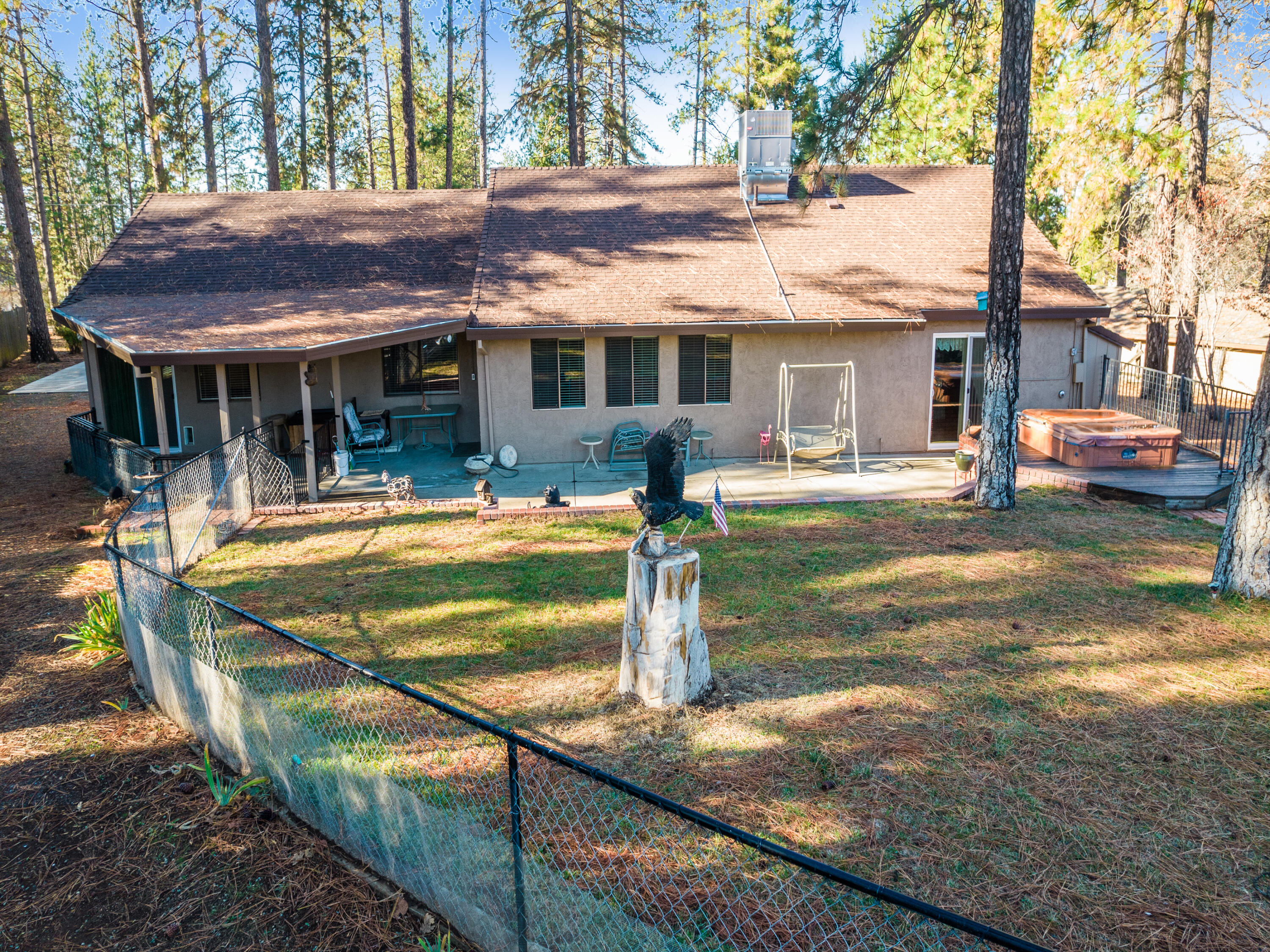 6645 Black Butte Road Shingletown, CA 96088 - Photo 23 of 33 Fenced Backyard