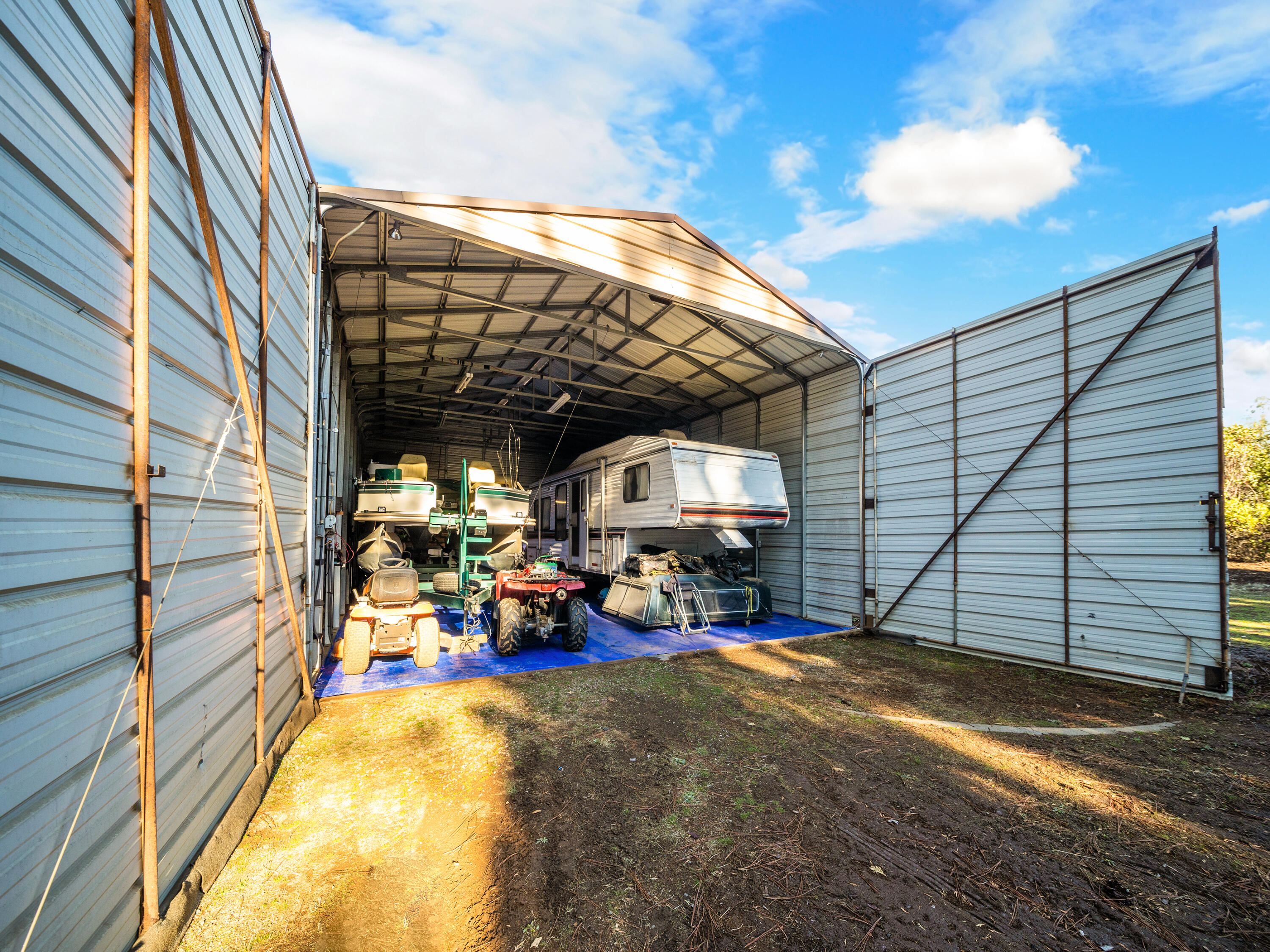 6645 Black Butte Road Shingletown, CA 96088 - Photo 30 of 33 Enclosed Carport / RV Port