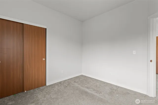 a view of a room with an empty space