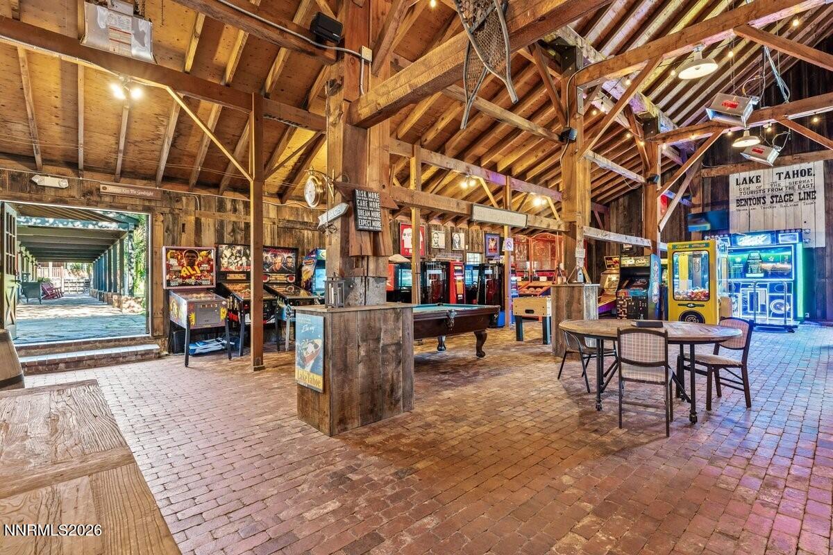 1949 Glenbrook Inn Road Glenbrook, NV 89413 - Photo 23 of 57 Barn Interior Game Room