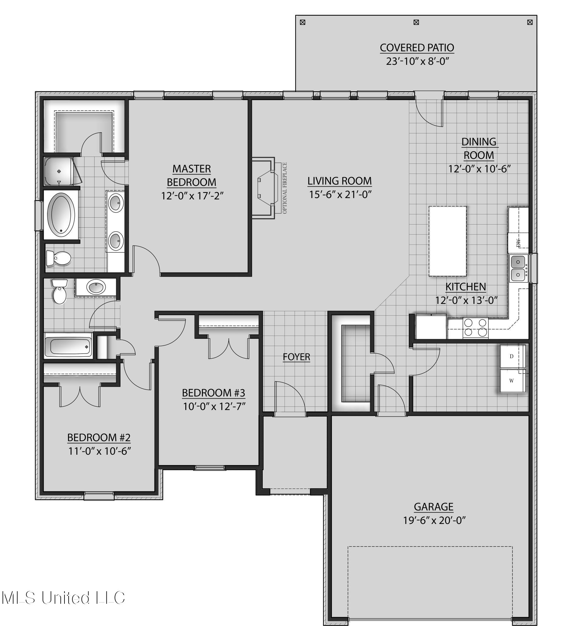14353 Swan Rdg Circle Gulfport, MS 39503 - Photo 2 of 2 Romeno BH5 Floor Plan