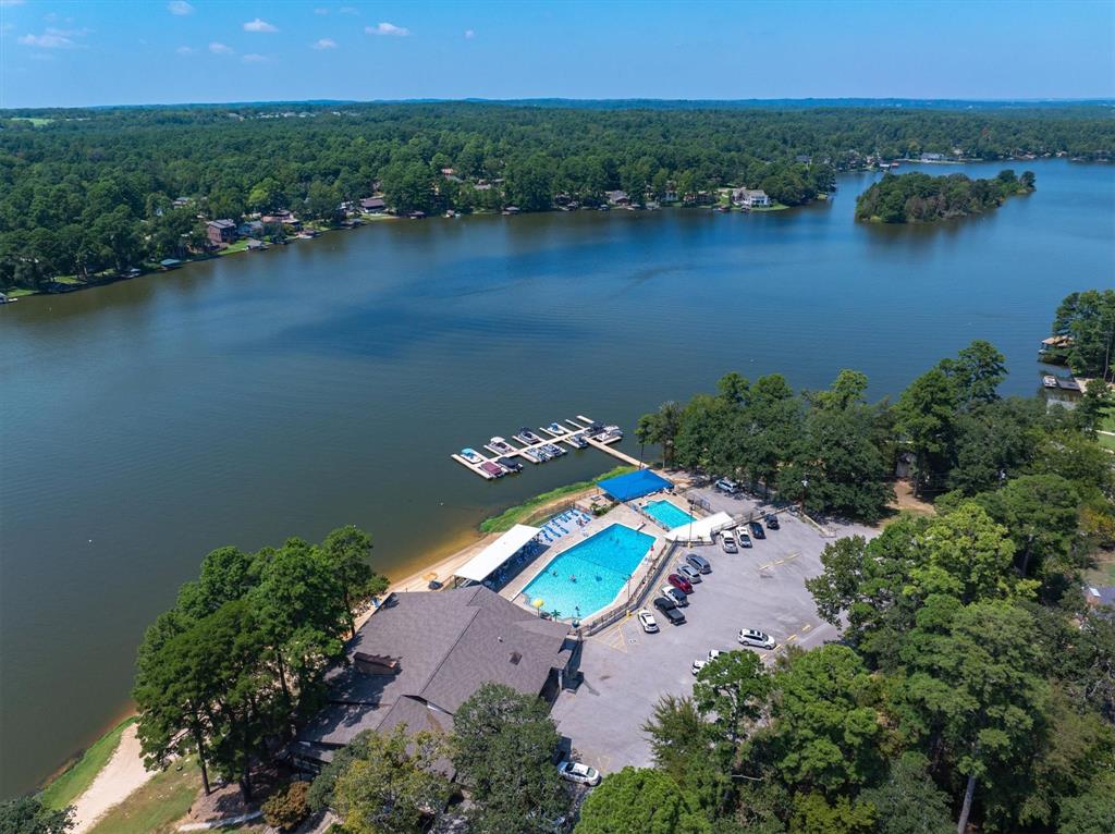 323 Rustic Road Hideaway, TX 75771 - Photo 32 of 40 an aerial view of a house with a lake view
