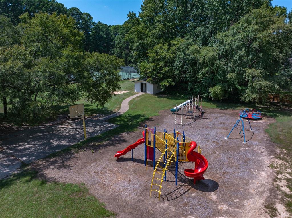 323 Rustic Road Hideaway, TX 75771 - Photo 35 of 40 a view of outdoor space with playground and green space